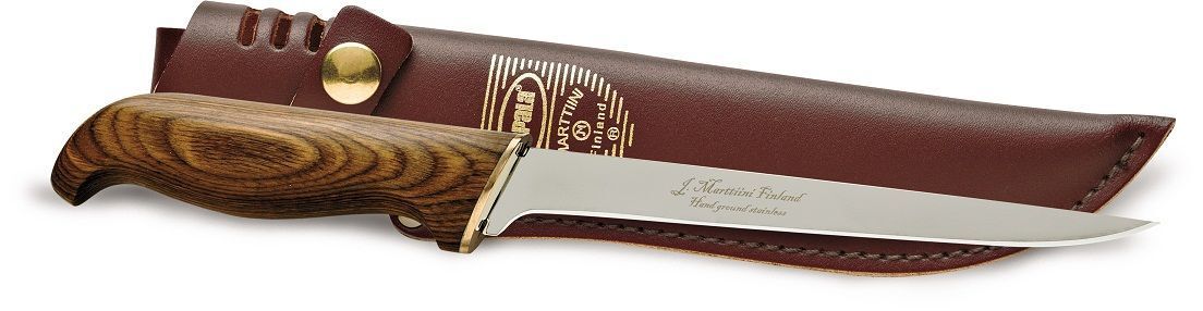 Marttiini Presentation Laminates Birch Handle 6" Filleting Knife