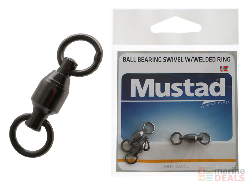 Mustad Ball Bearing Swivel With Welded Ring-Otto's  Tackle World