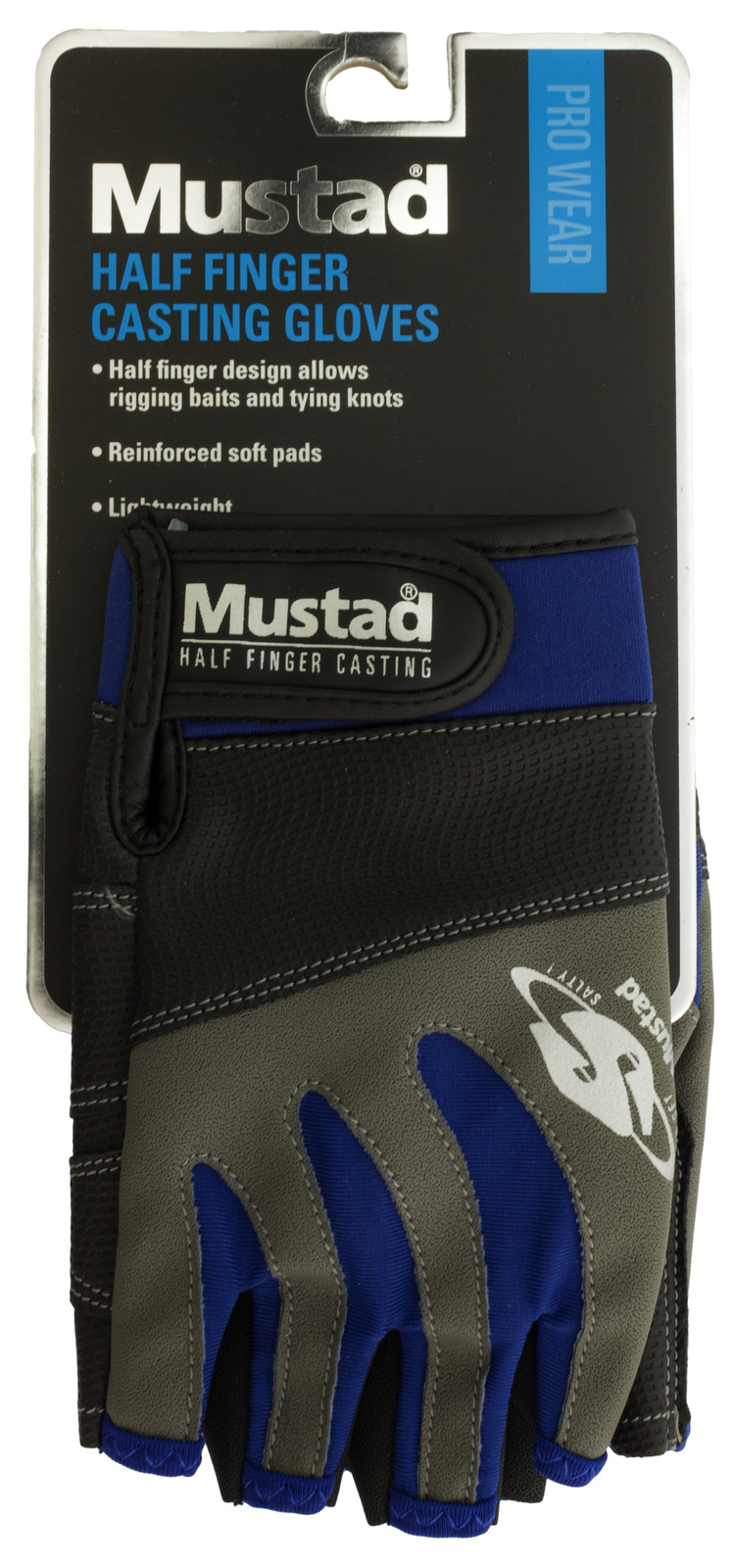 Mustad Half Finger Casting Gloves-Otto's  Tackle World