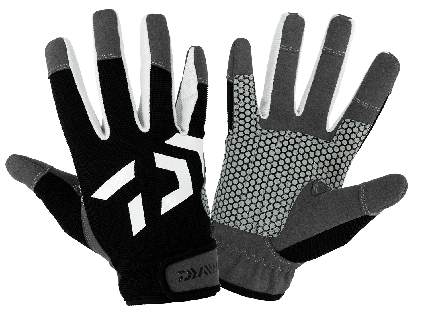 Daiwa Offshore Fishing Gloves Black UV Protection Heavy Duty-Otto's  Tackle World