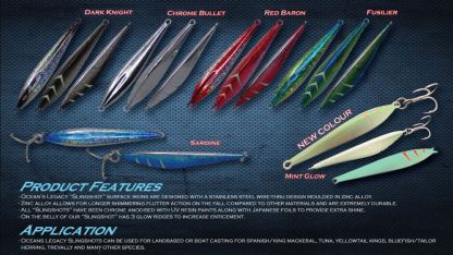 Ocean's Legacy Sling Shot 26g Casting Metal Lure-Otto's  Tackle World