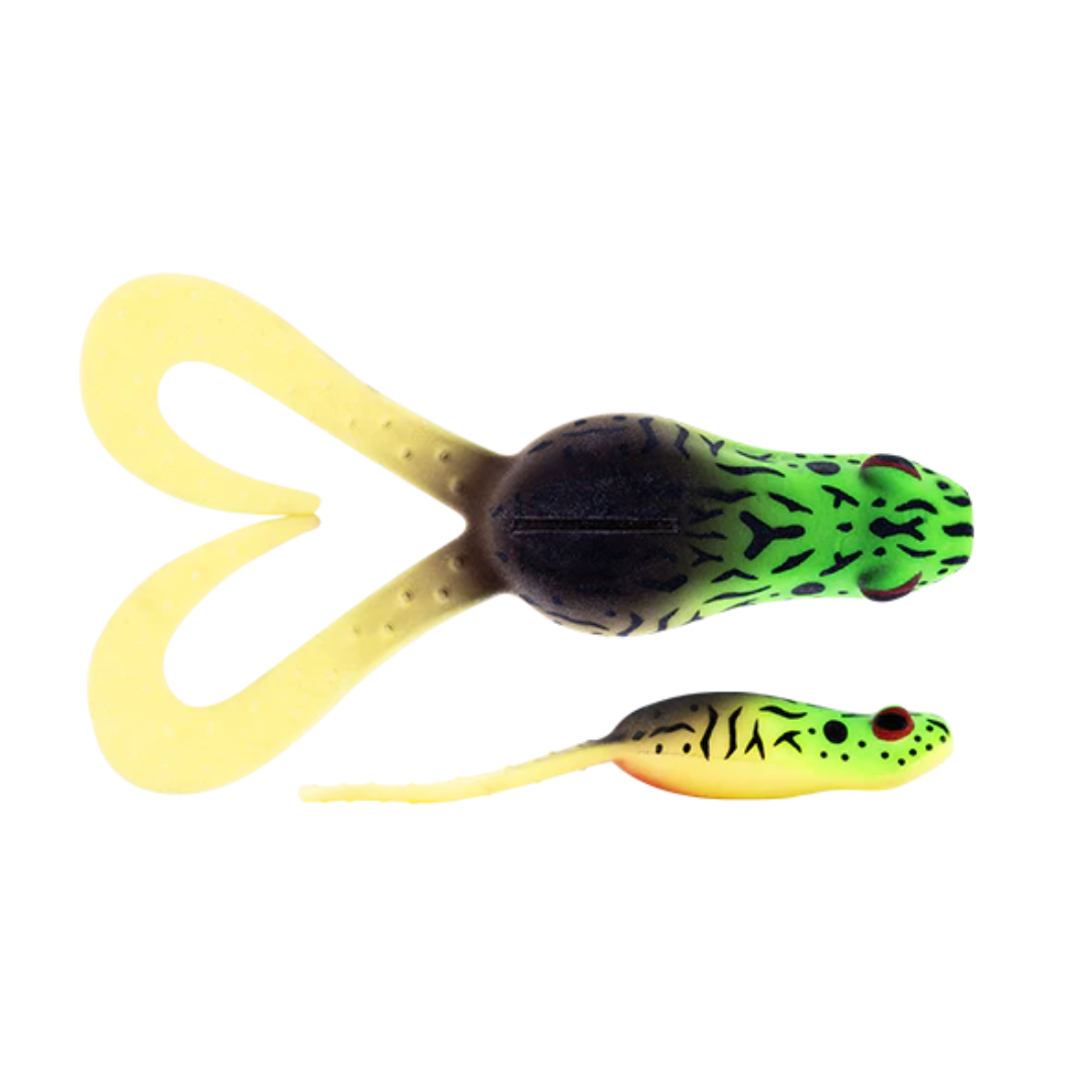 Daiwa BAIT JUNKIE KICKER CURLY 4.25" SOFT PLASTIC FISHING LURE-Otto's  Tackle World