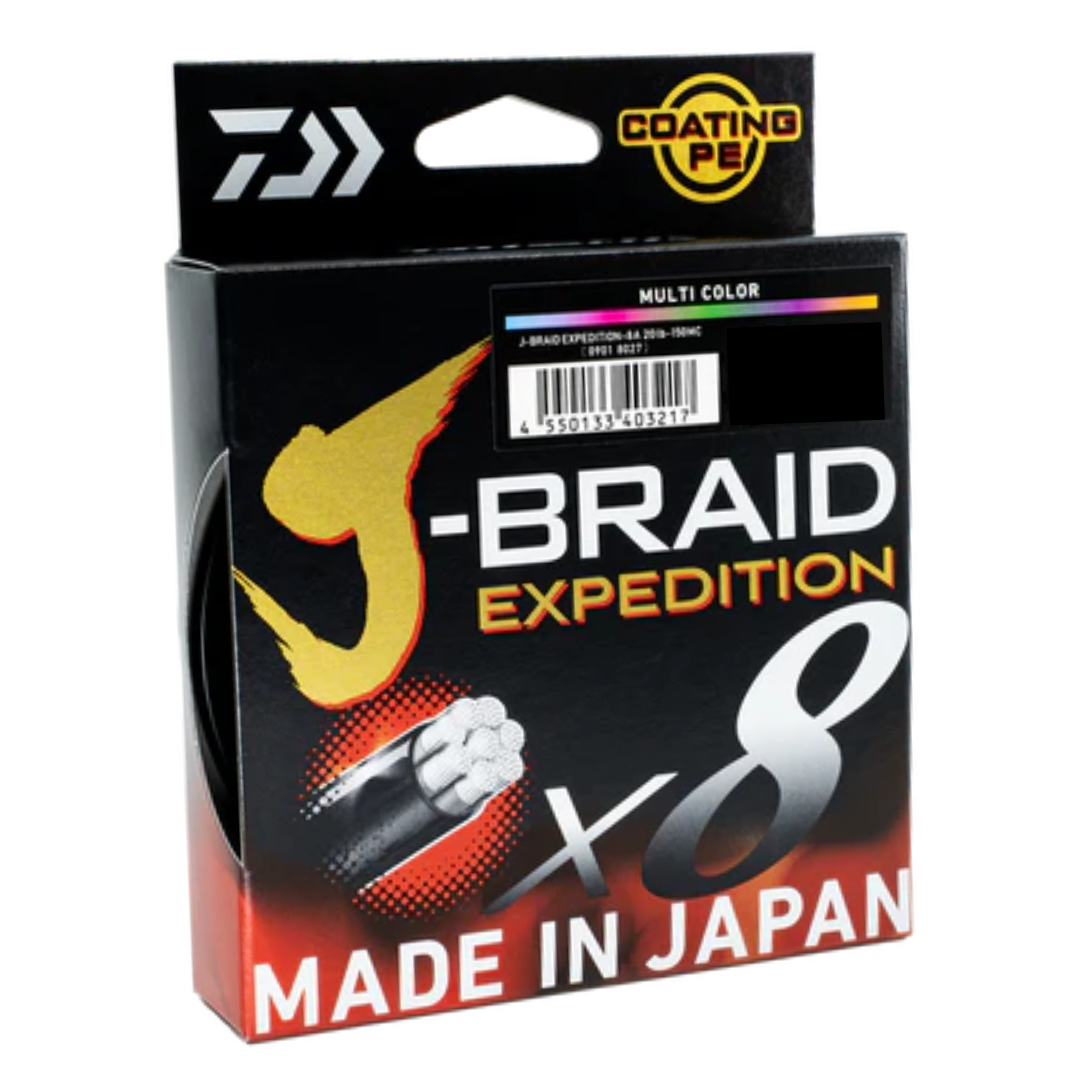 Daiwa J-BRAID EXPEDITION X8 300 Multi BRAIDED FISHING LINE-Otto's  Tackle World