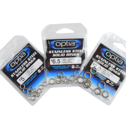 Optia Stainless Steel Solid Rings-Otto's  Tackle World