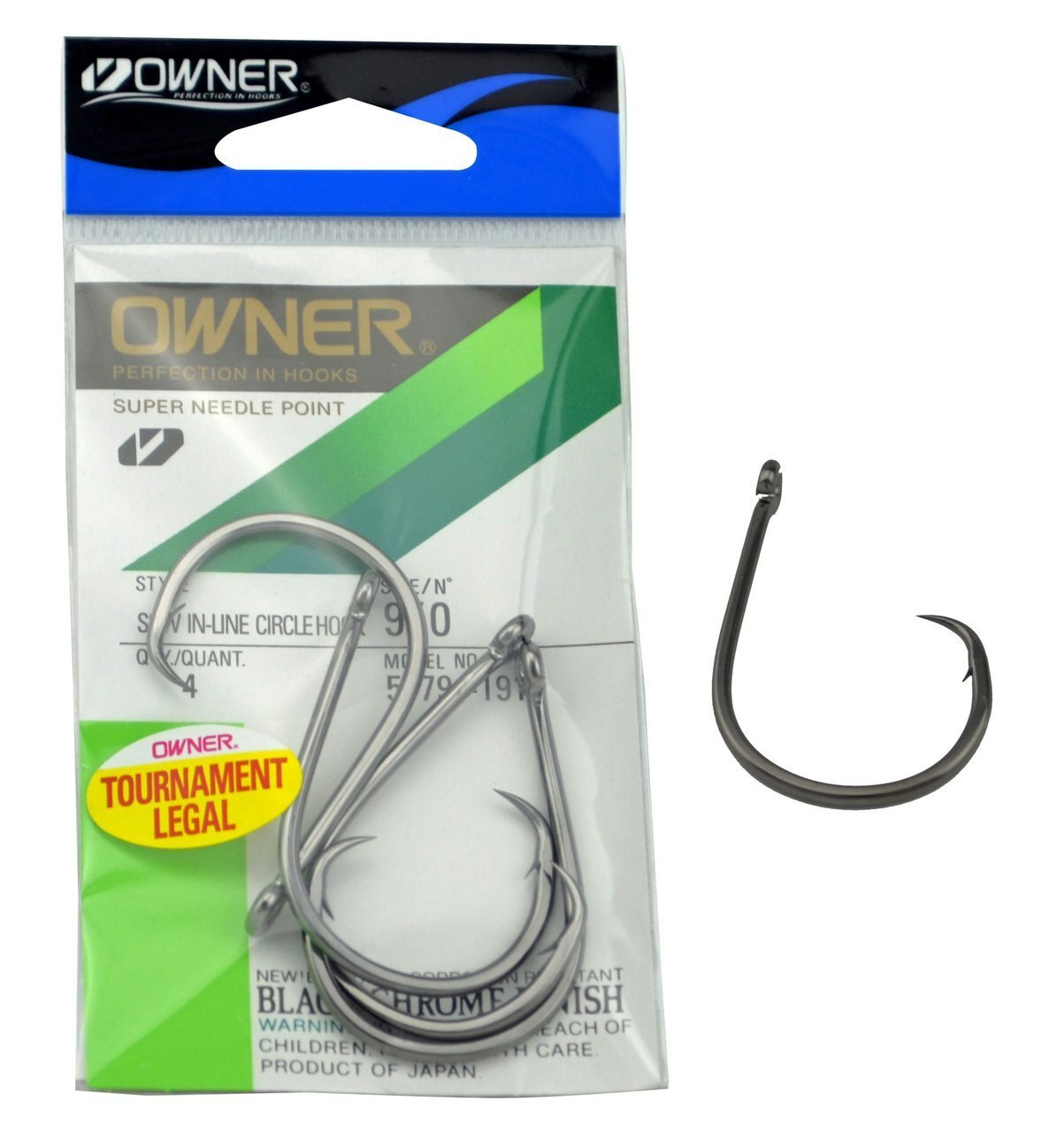 Owner SSW In-Line Circle Fishing Hooks #5179-Otto's Tackle World