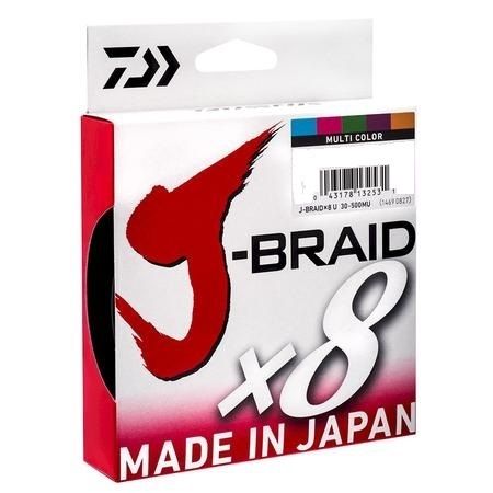 Daiwa J Braid x8 150 m Multi-coloured Braided Fishing Line-Otto's  Tackle World