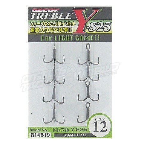 Decoy Treble Fishing Hooks Y-S25-Otto's  Tackle World