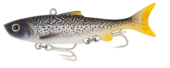 Samaki Vibelicious Thumper 100mm 22g Soft Vibe Fishing Lures-Otto's  Tackle World