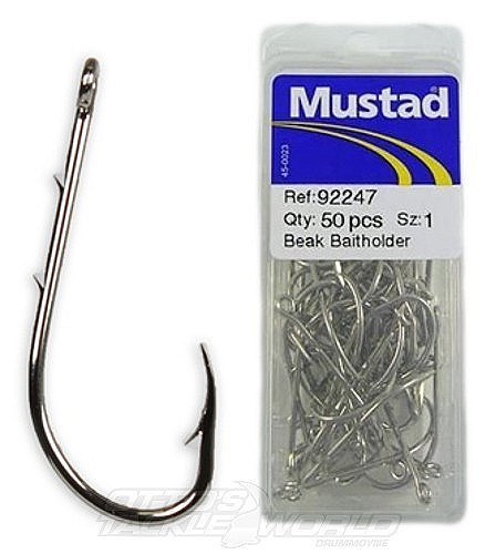 Mustad 92247 Baitholder Fishing Hooks-Otto's  Tackle World