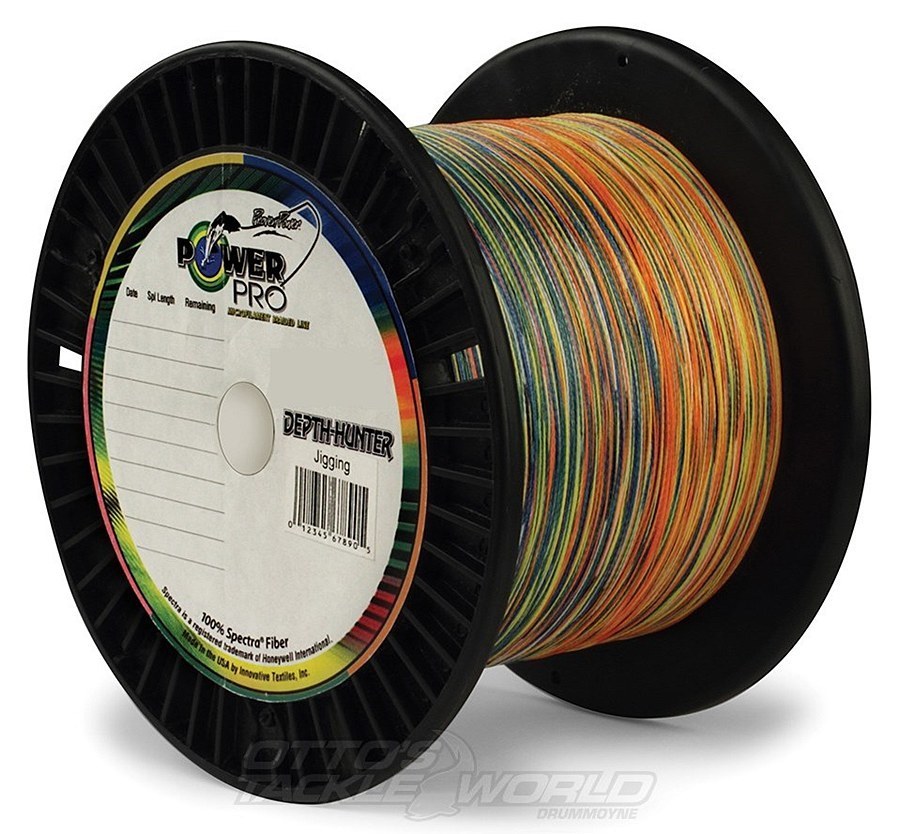 Shimano Power Pro Depth Hunter 1500yds + 3000yds Braided Fishing Line 