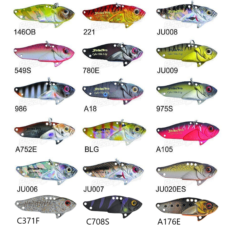 Strike Pro Cyber Vibe Fishing Lures 35 and 40 Metal Fishing Lures-Otto's  Tackle World