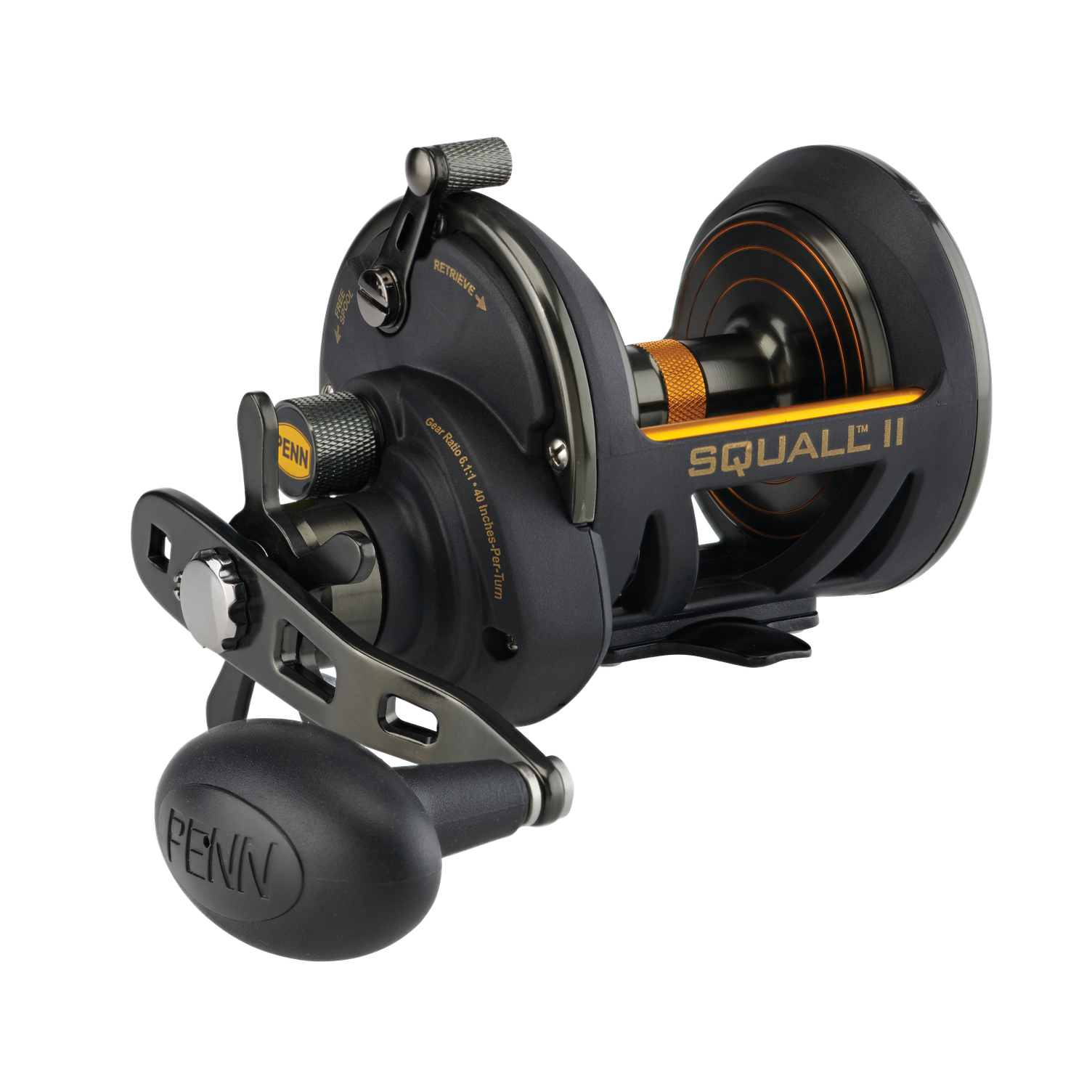 Penn SQLII30SD Squall II 30 Overhead Fishing Reel