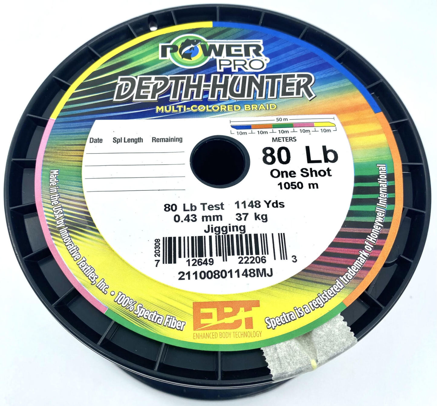 Power Pro 80lb 1148 Yards One Shot Deep Drop Braid