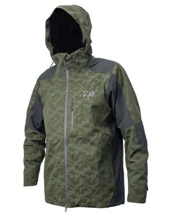 Daiwa RAIN SUITS DARK OLIVE Waterproof Fishing Jacket
