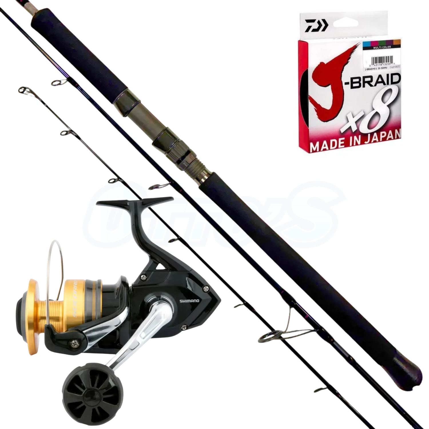 Shimano Socorro & Aya PE6 Kingfish Fishing Combo