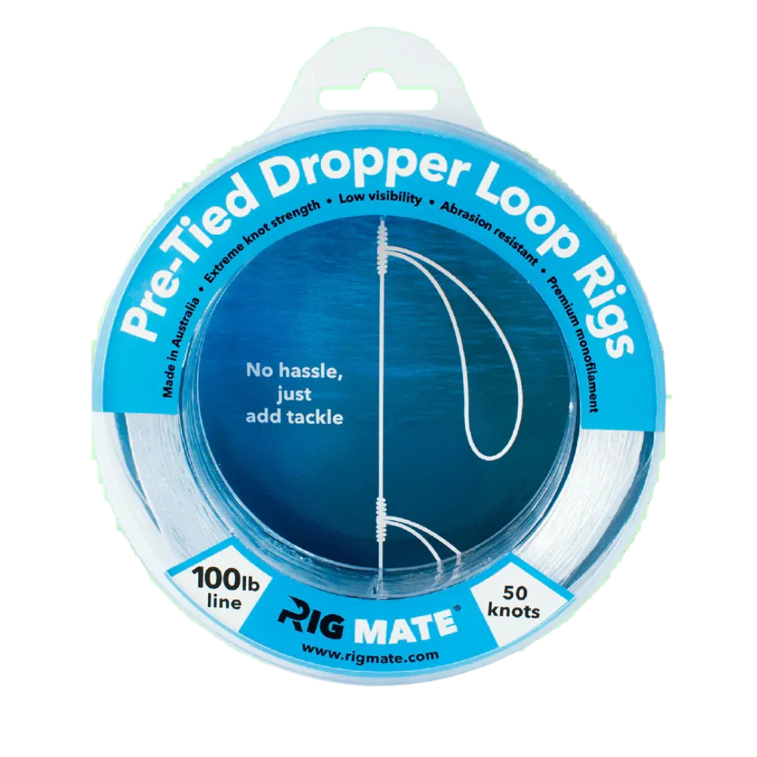 Rig Mate Pre-tied Dropper Loop Rigs - Snail Rigs - Paternoster Rig