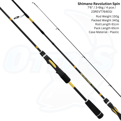 23 SHIMANO REVOLUTION TRAVEL SPINNING FISHING ROD