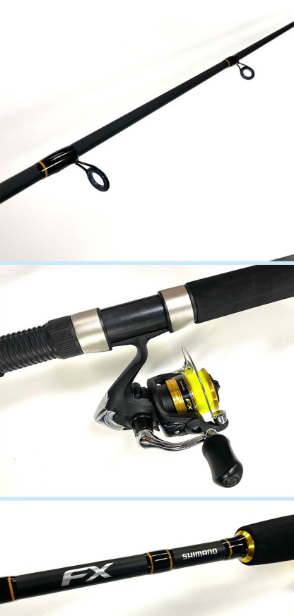 Shimano 19 FX Spooled Fishing Reel & Rod Combo