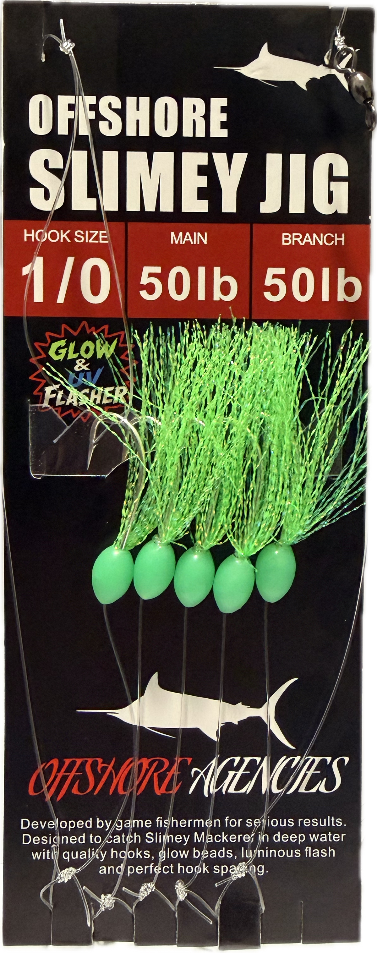 Offshore Deepwater Slimey Slayer Bait Jig 