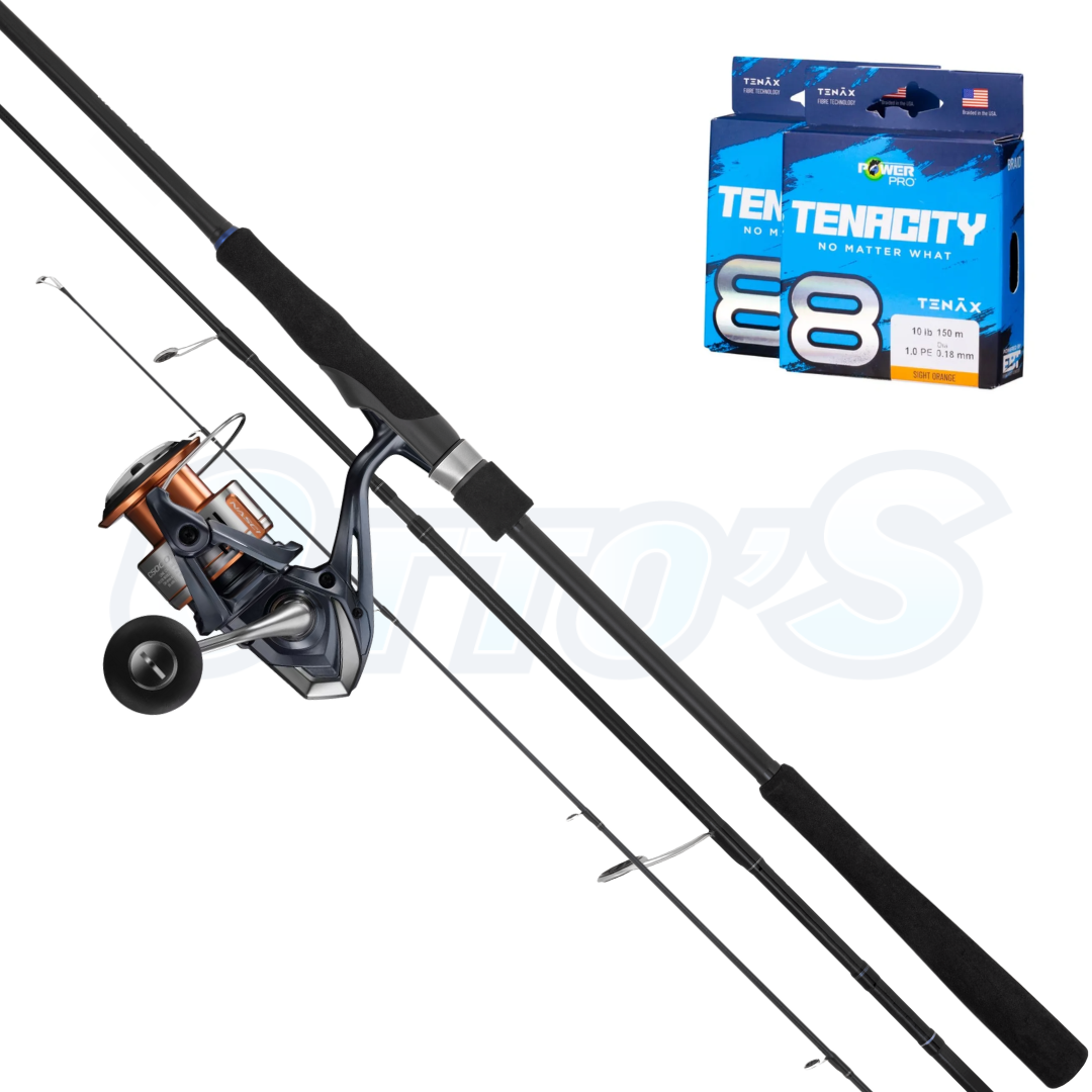 Shimano Nasci & TD ZED Spinning Fishing Combo