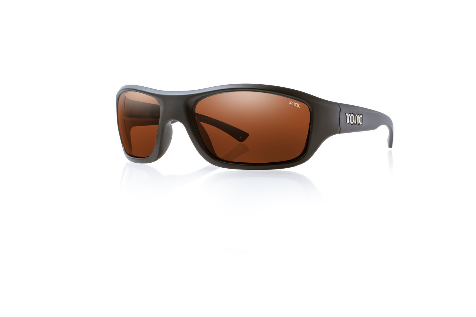 Tonic Sunglasses Evo Matt Blk Glass Photochromic Copper G2 Slicelens