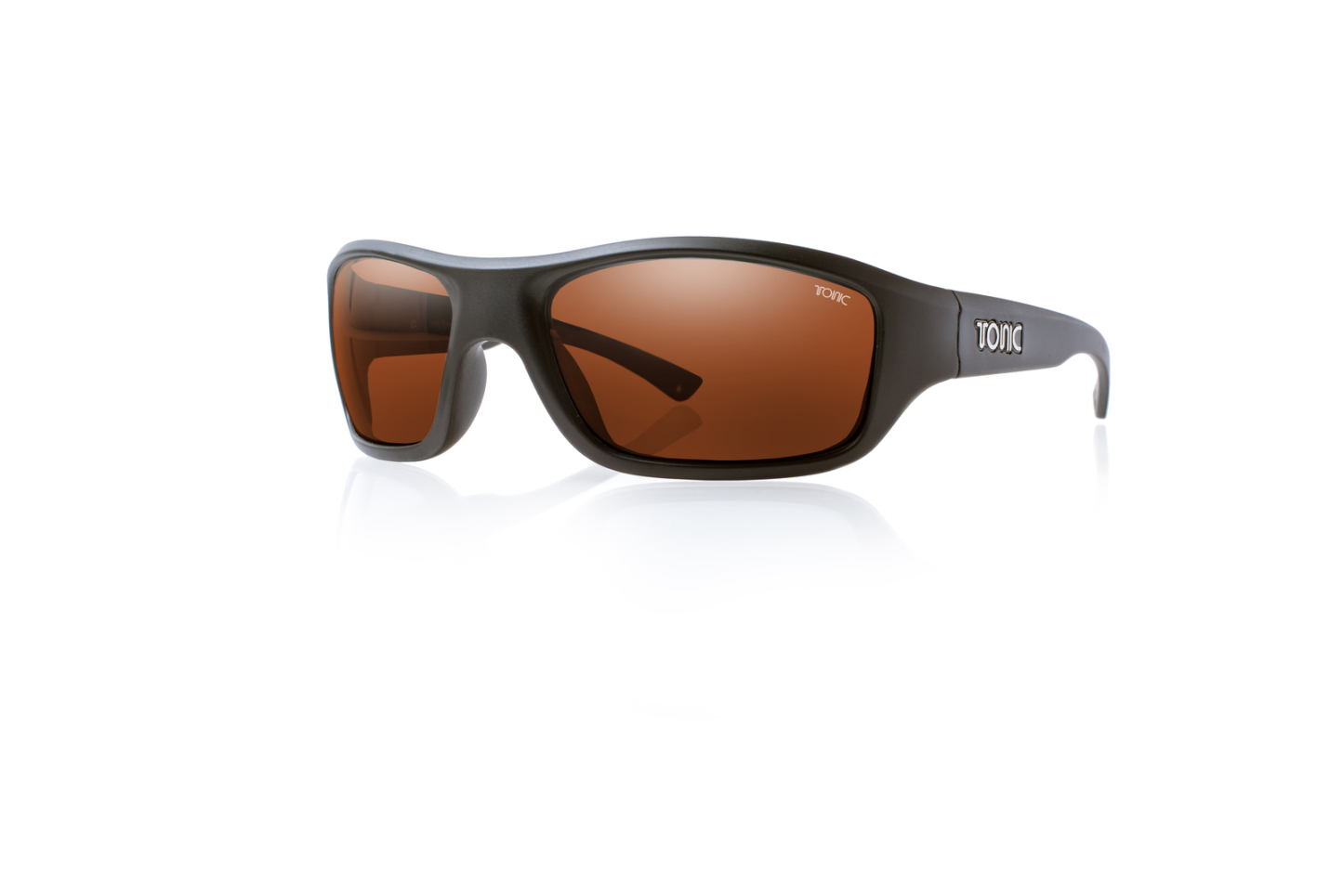 Tonic Sunglasses Evo Matt Blk Glass Photochromic Copper G2 Slicelens