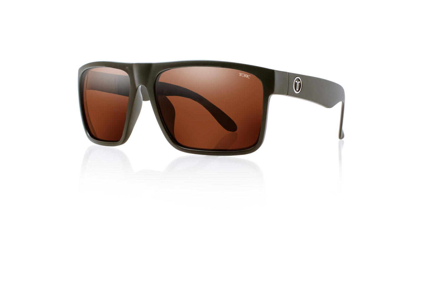 Tonic Sunglasses Outback Matt Blk Glass Photochromic Copper G2 Slicelens