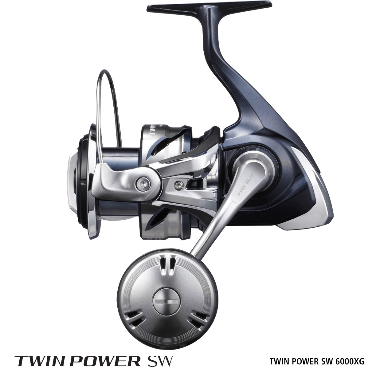 Shimano 21 Twin Power SW C 6000 HG Spinning Fishing Reel – Otto's Tackle  World