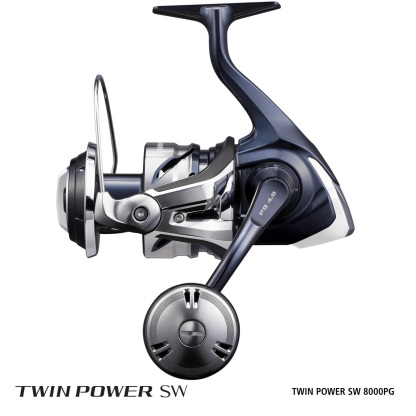 リール SHIMANO - TWINPOWER SW 6000HG Shimano Twinpower Sw C 8000 Hg Spinning Fishing Reel