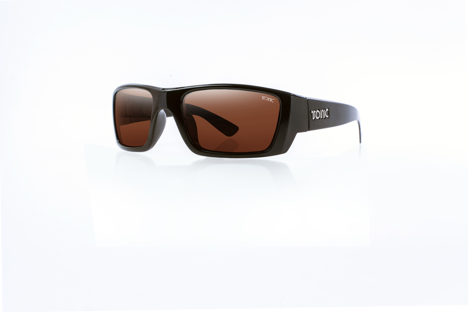 Tonic Sunglasses Rise Mat Blk Glass Photochromic Copper G2 Slicelens