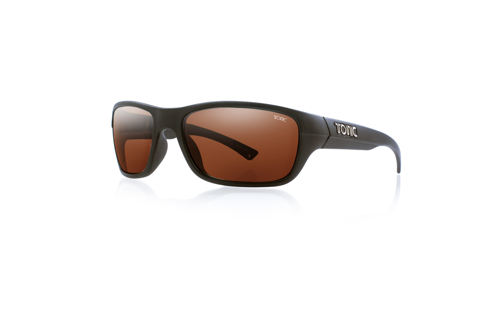 Tonic Sunglasses Rush Matt Blk Glass Photochromic Copper G2 Slicelens