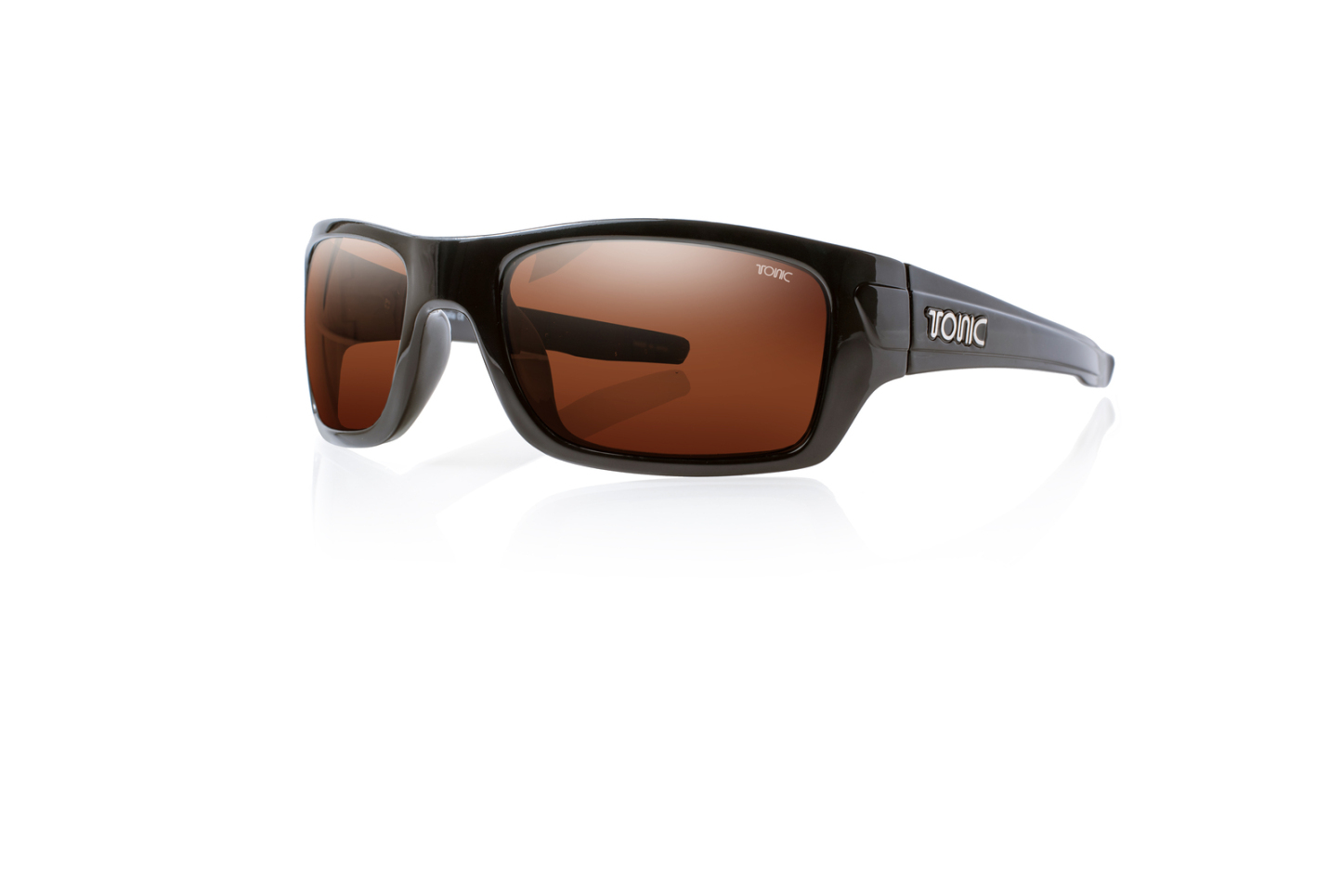 Tonic Sunglasses Trakker Matt Blk Glass Photochromic Copper G2 Slicelens-Otto's Tackle World