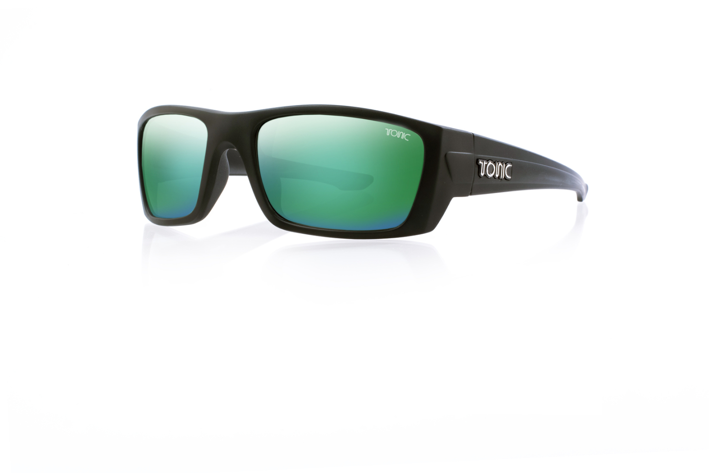 Tonic Sunglasses Youranium Matt Blk Glass Mirror Green G2 Slicelens-Otto's  Tackle World