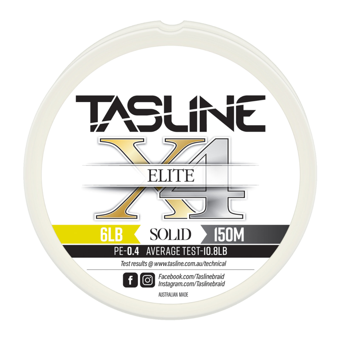 Tasline Elite White 150m Braid Fishing Line 