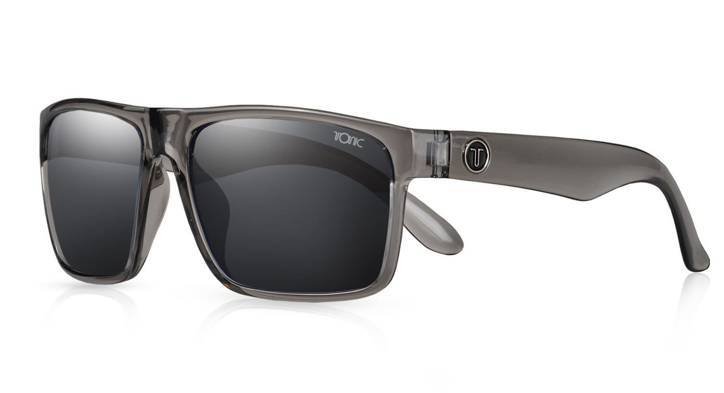 Tonic Eyeware Outback Transparent Lithium / Polarised Grey lenses Sunglasses-Otto's Tackle World