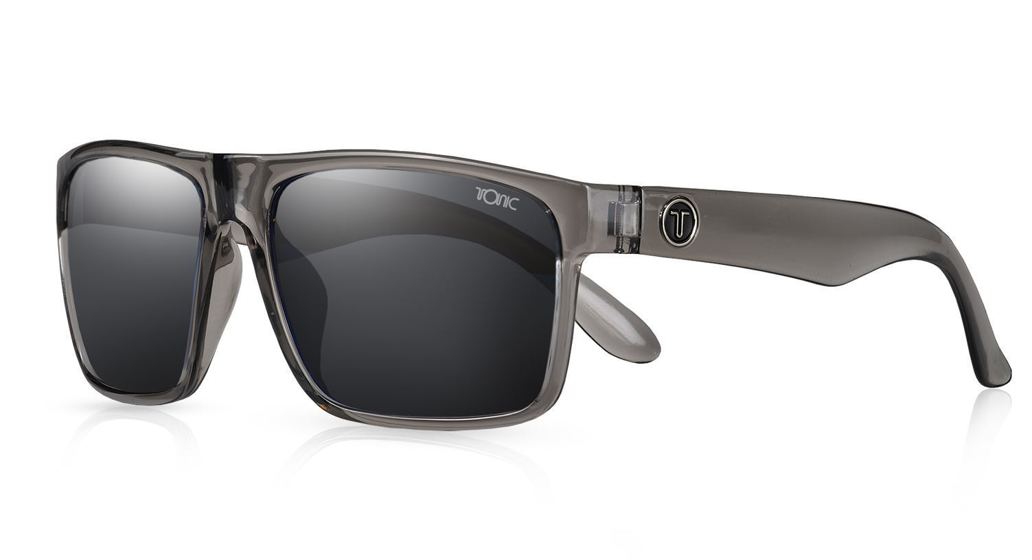 Tonic Eyeware Outback Transparent Lithium / Polarised Grey lenses Sunglasses-Otto's Tackle World