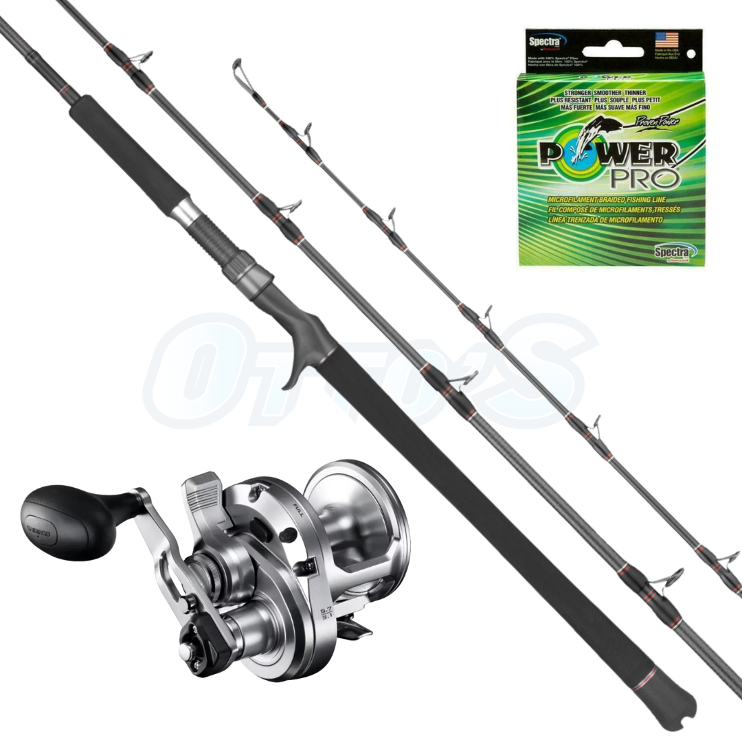 Daiwa Demon Blood & Shimano Speedmaster PE5 Overhead Fishing Combo