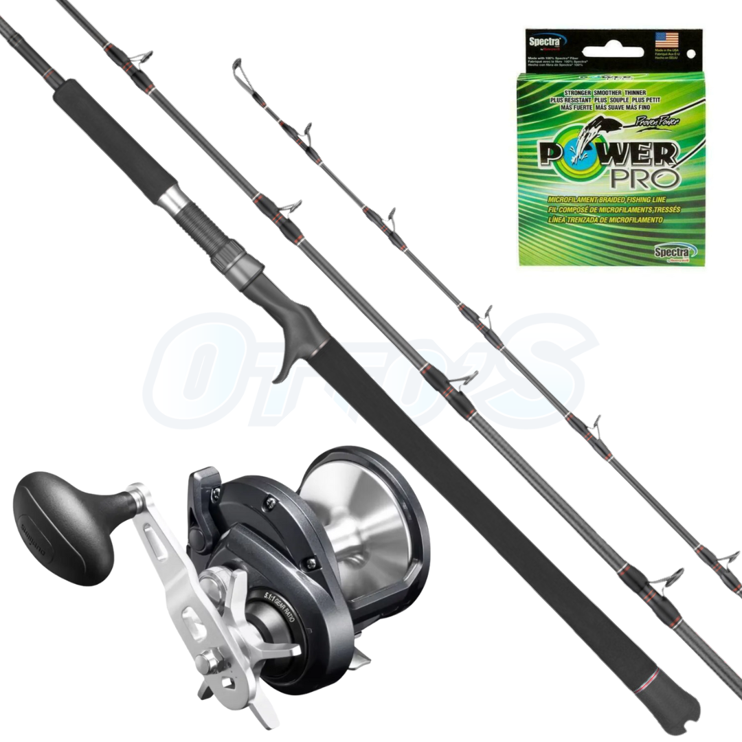 Daiwa Demon Blood & Shimano Torium PE8 Overhead Fishing Combo