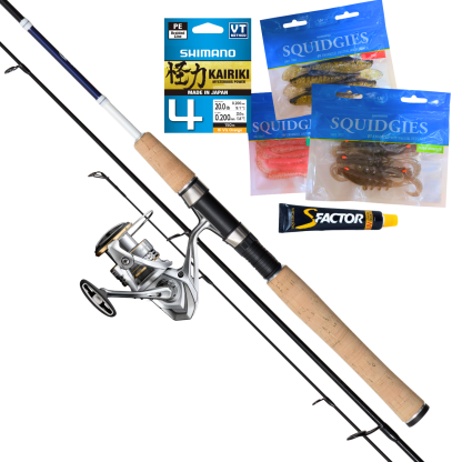 Shimano Sedona & Zentra Medium Estuary Spinning Fishing Combo