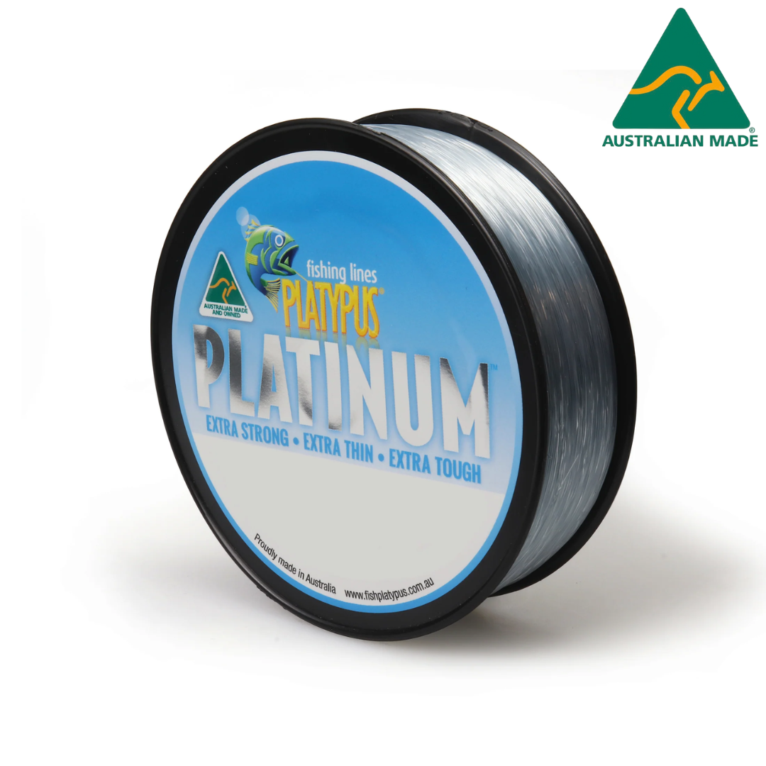 Platypus Platinum Monofilament 300m Grey Fishing Line