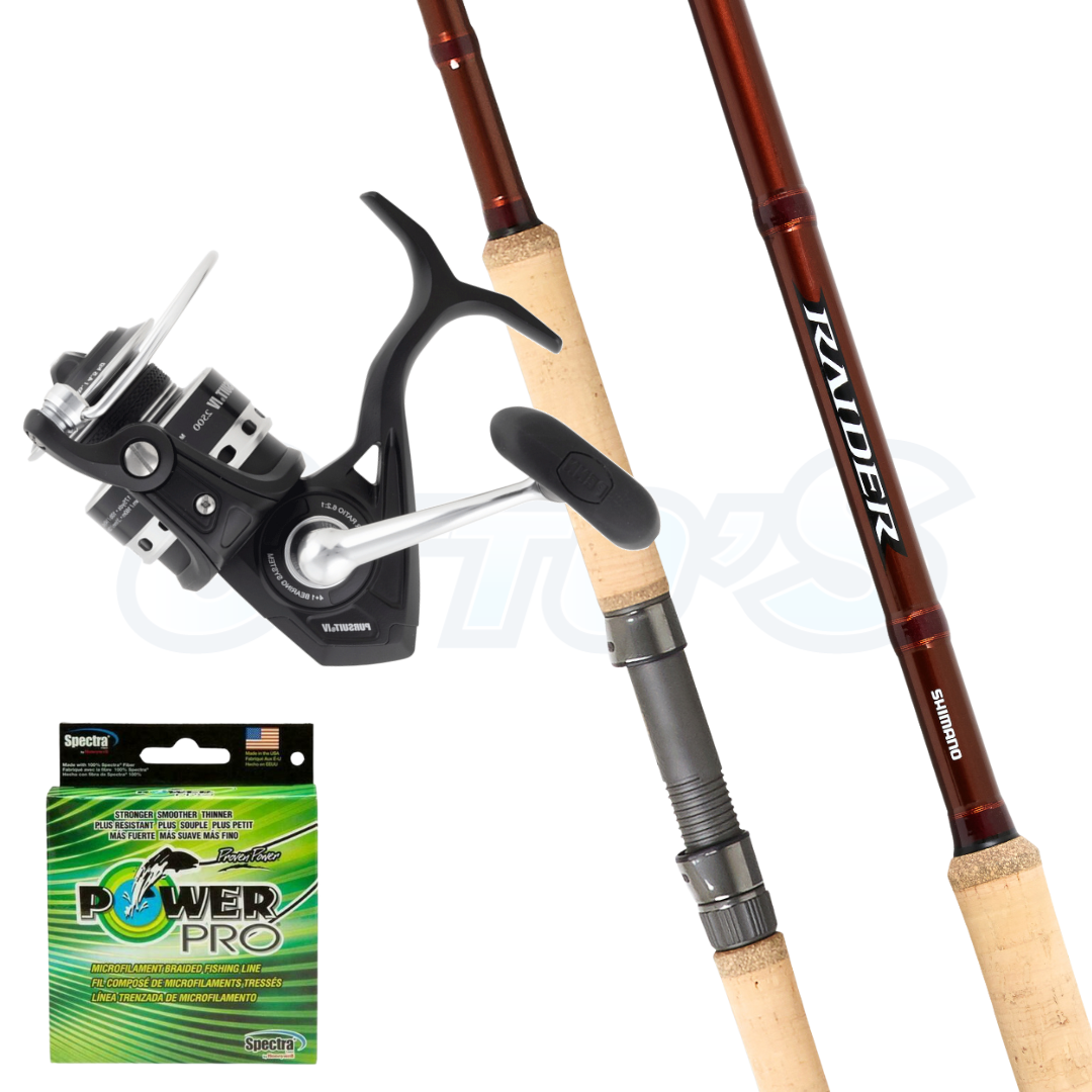 Kingfish & Snapper Medium Soft Plastics Spinning Fishing Combo