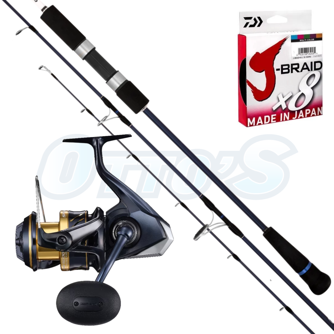 Medium Spin Slow Jig Combo Daiwa Saltist V2 & Shimano Spheros SW