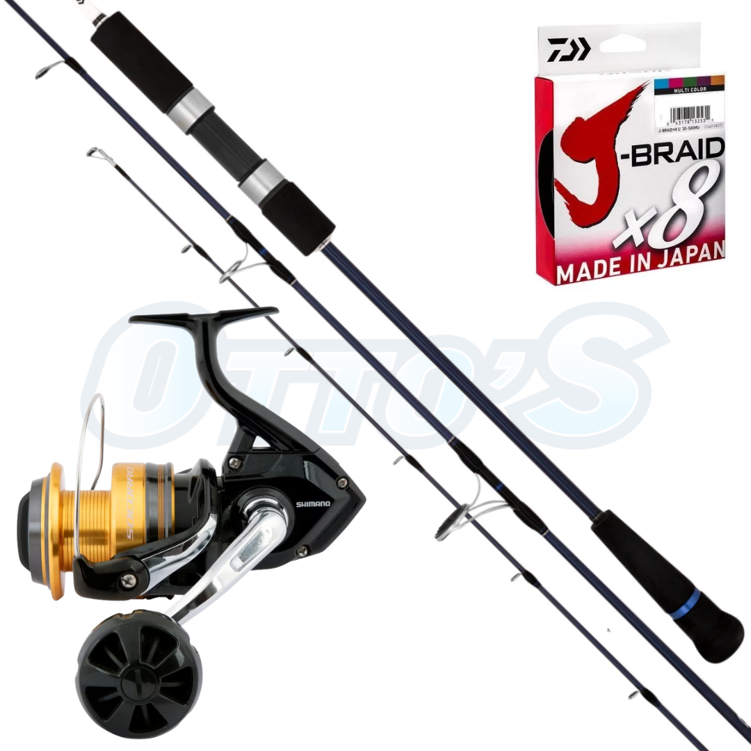 Medium Spin Slow Jig Combo Daiwa Saltist and Shimano Socorro