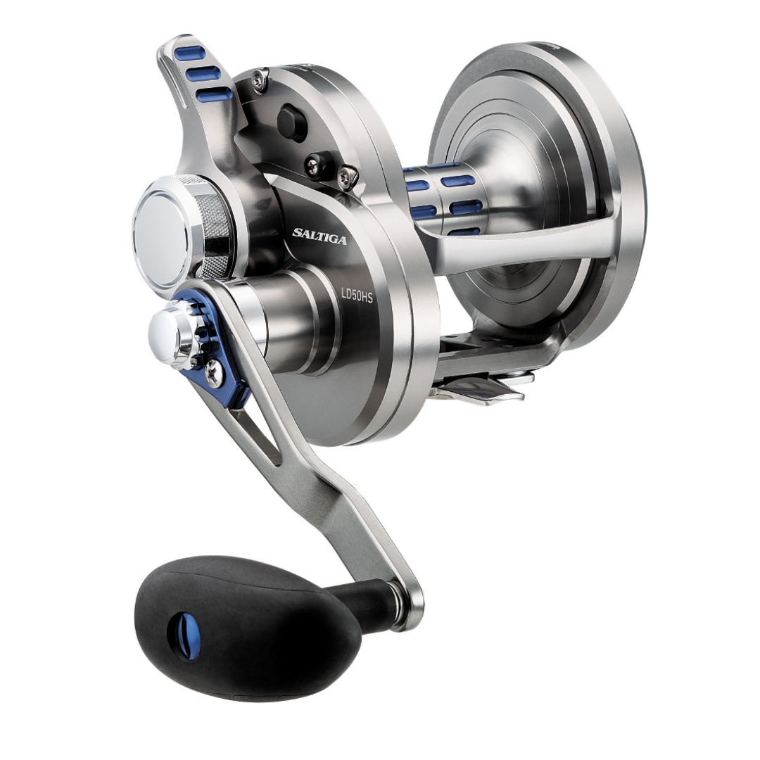 Daiwa Saltiga LEVER DRAG 2 Speed 50 Overhead Game Fishing Reel