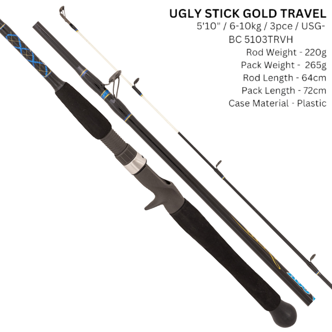 Ugly Stik Gold Baitcast Rods