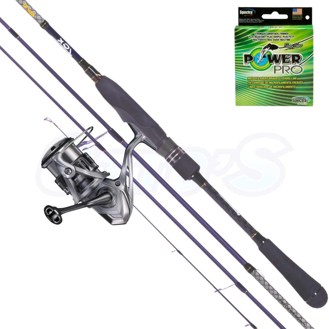 Shimano Nasci & Lox QX Light Spinning Fishing Combo