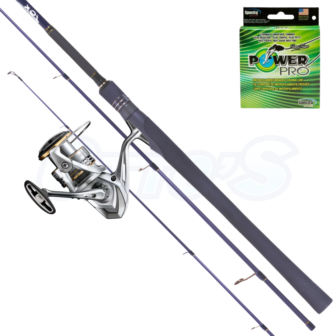 Shimano Sedona & Lox QX Estuary Spinning Fishing Combo