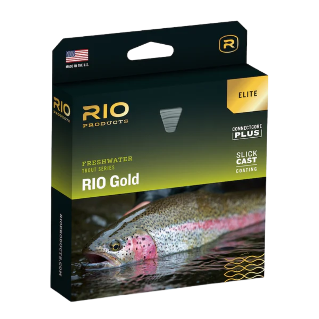 Rio Gold Elite Trout Series - Moss/Gold/Grey Fly Fishing Line WF6F