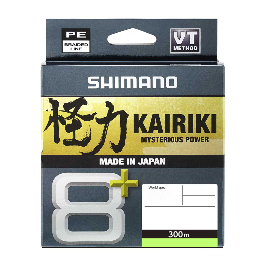 Shimano Kairiki 8+ 300m Green Braided Fishing Line