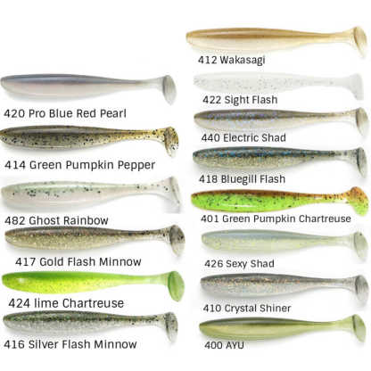 Keitech Easy Shiner 5" Soft Plastic Fishing Lures